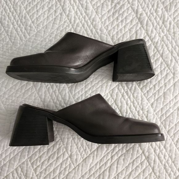 Bandolino 90s y2k leather vintage mules - Picture 5 of 10